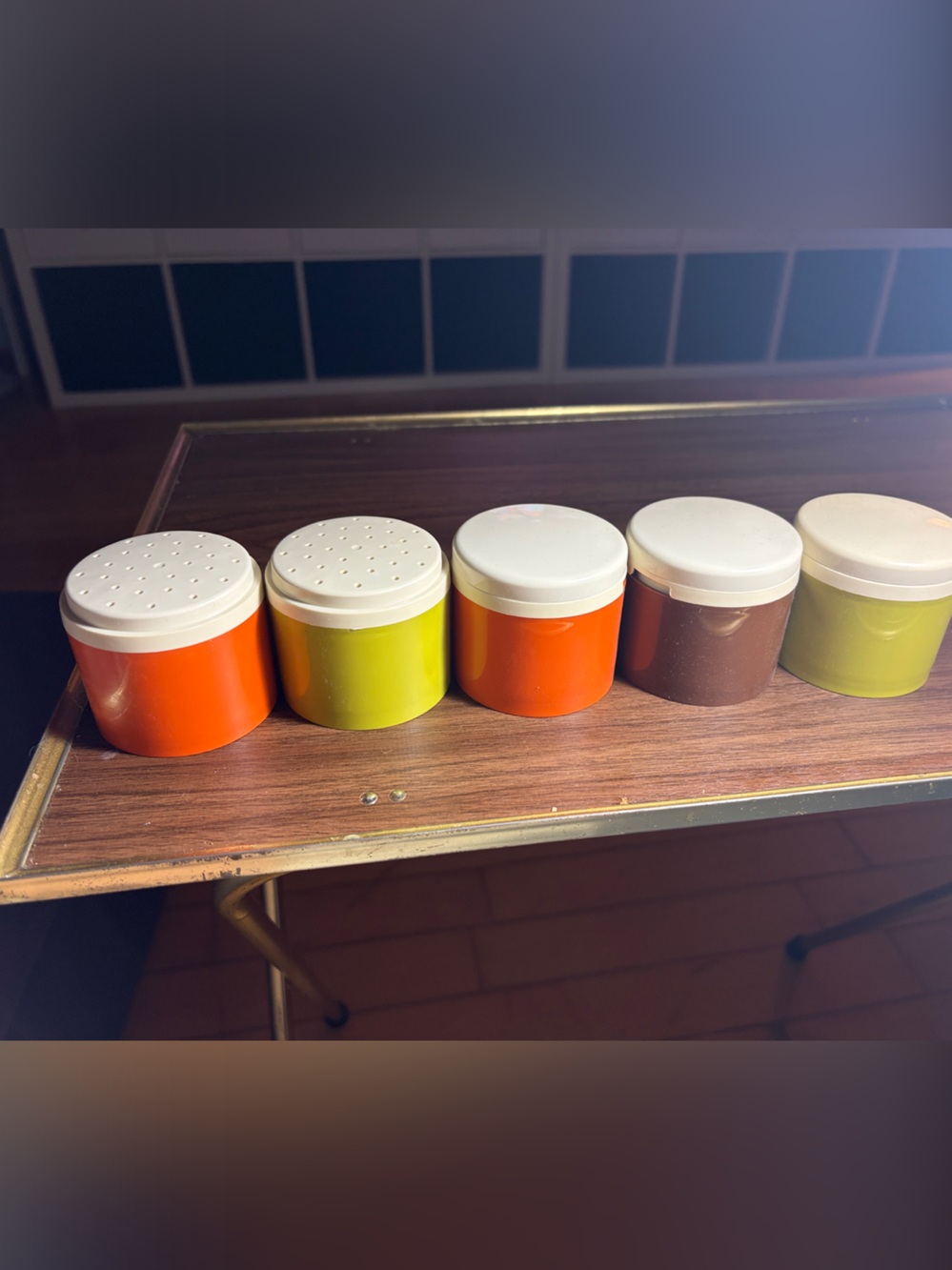 Vintage Tupperware Spice Containers 1970’s Spice Shakers Tupperware #1308